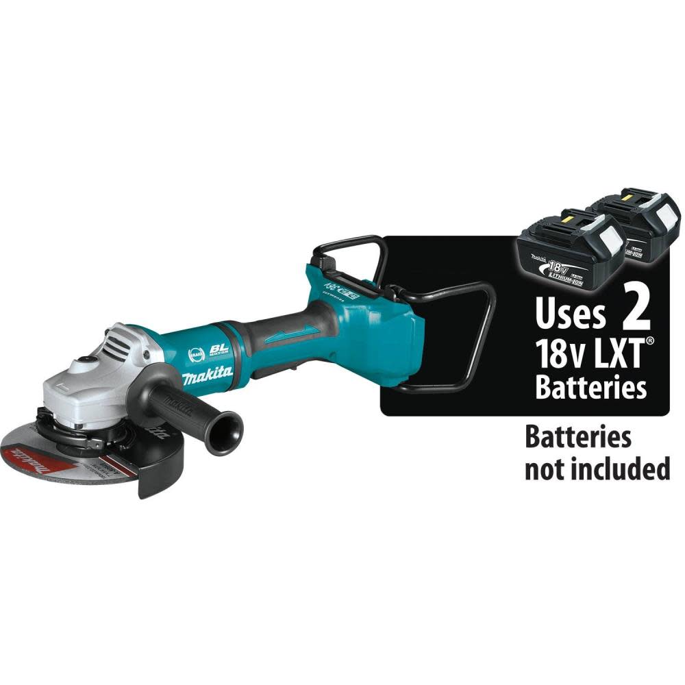 18V X2 LXT鎼?Lithium-Ion (36V) Brushless Cordless 7 Paddle Switch Cut-Off/Angle Grinder, with Electric Brake, Tool Only
