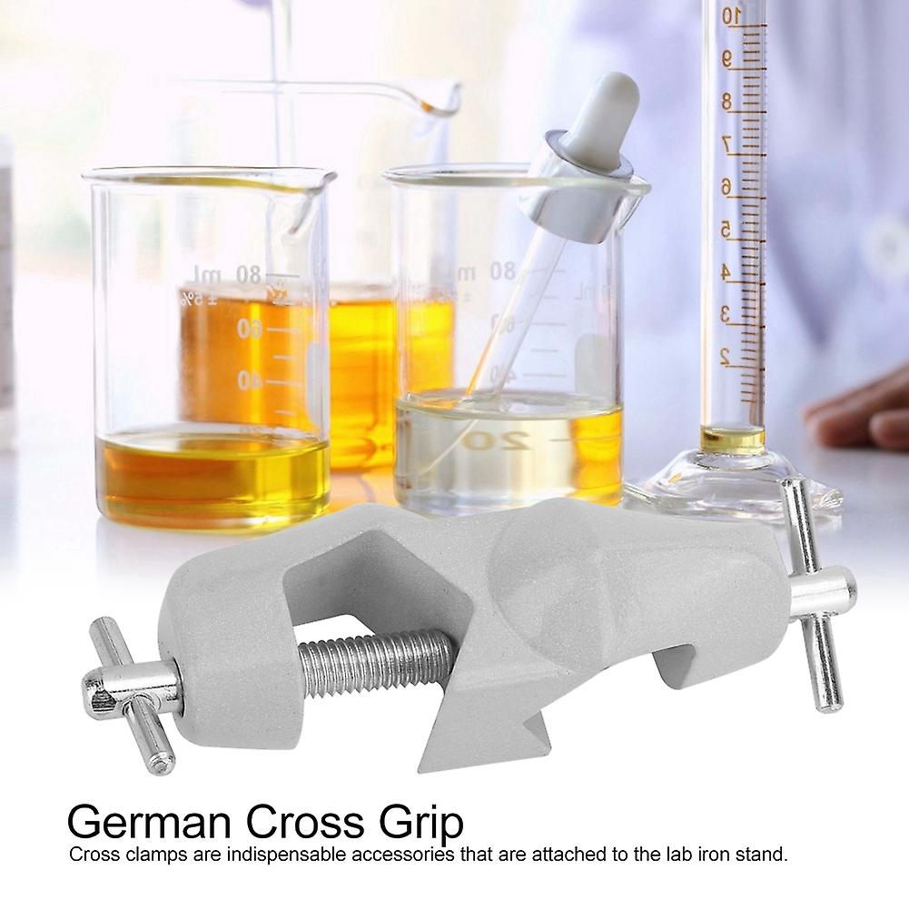 German Style Aluminum Alloy Cross Clip Clamp Laboratory Experiment Fixture