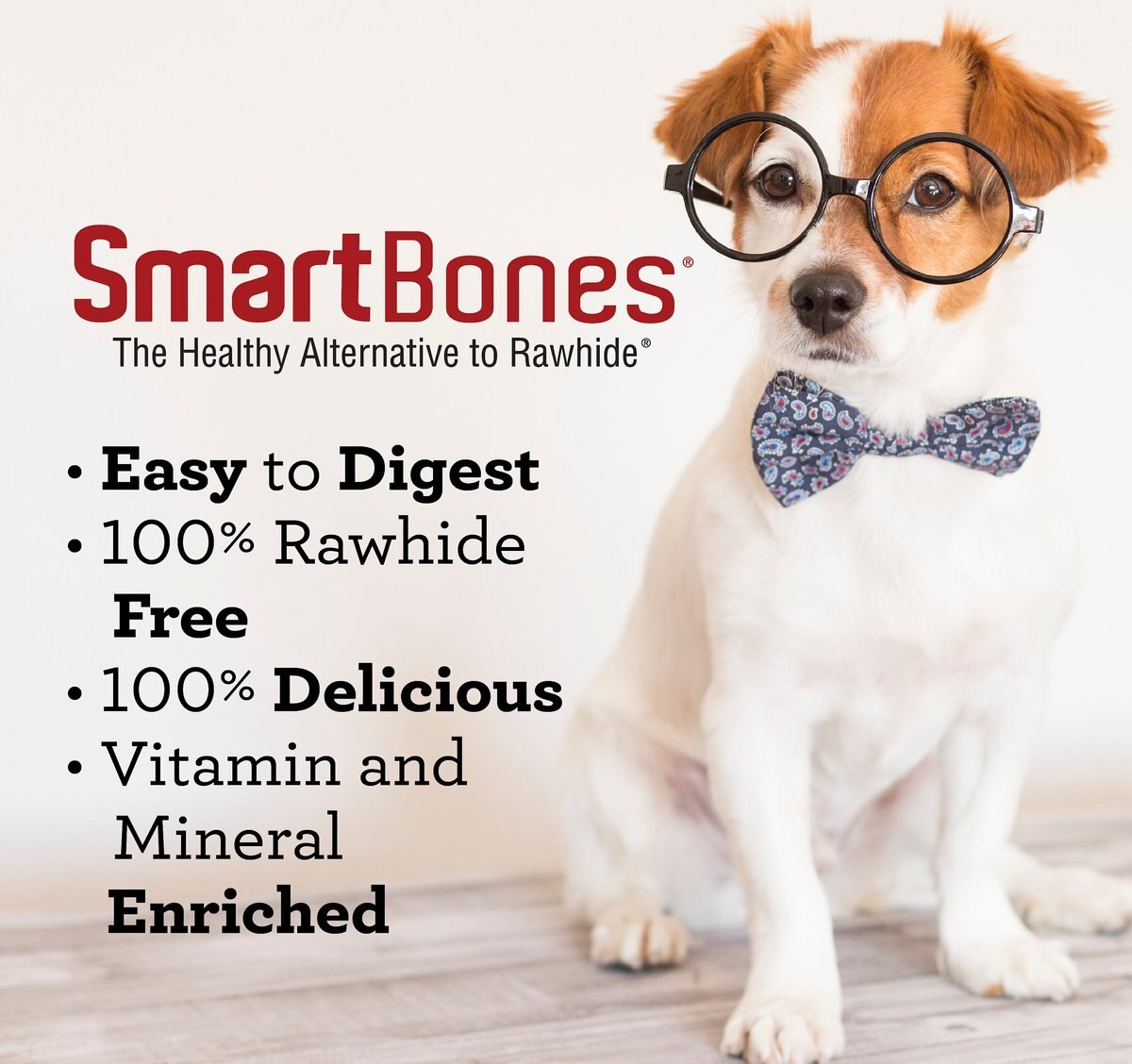 SmartBones Sirloin Minis Real Chicken， Vegetables and Sirloin Dog Treats， 30 count