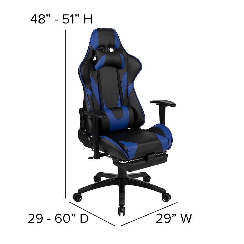 Flash Furniture X30 Gaming Racing Office Ergonomic Computer Chair