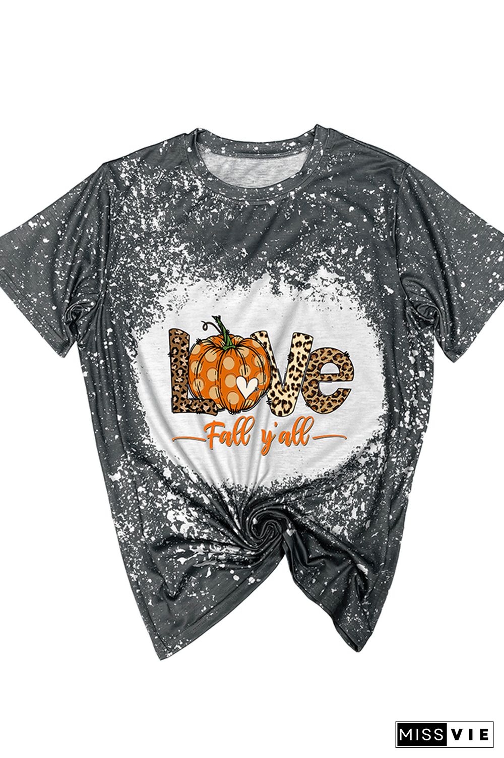 Love Fall Y'All Pumpkin Graphic Tee Wholesale