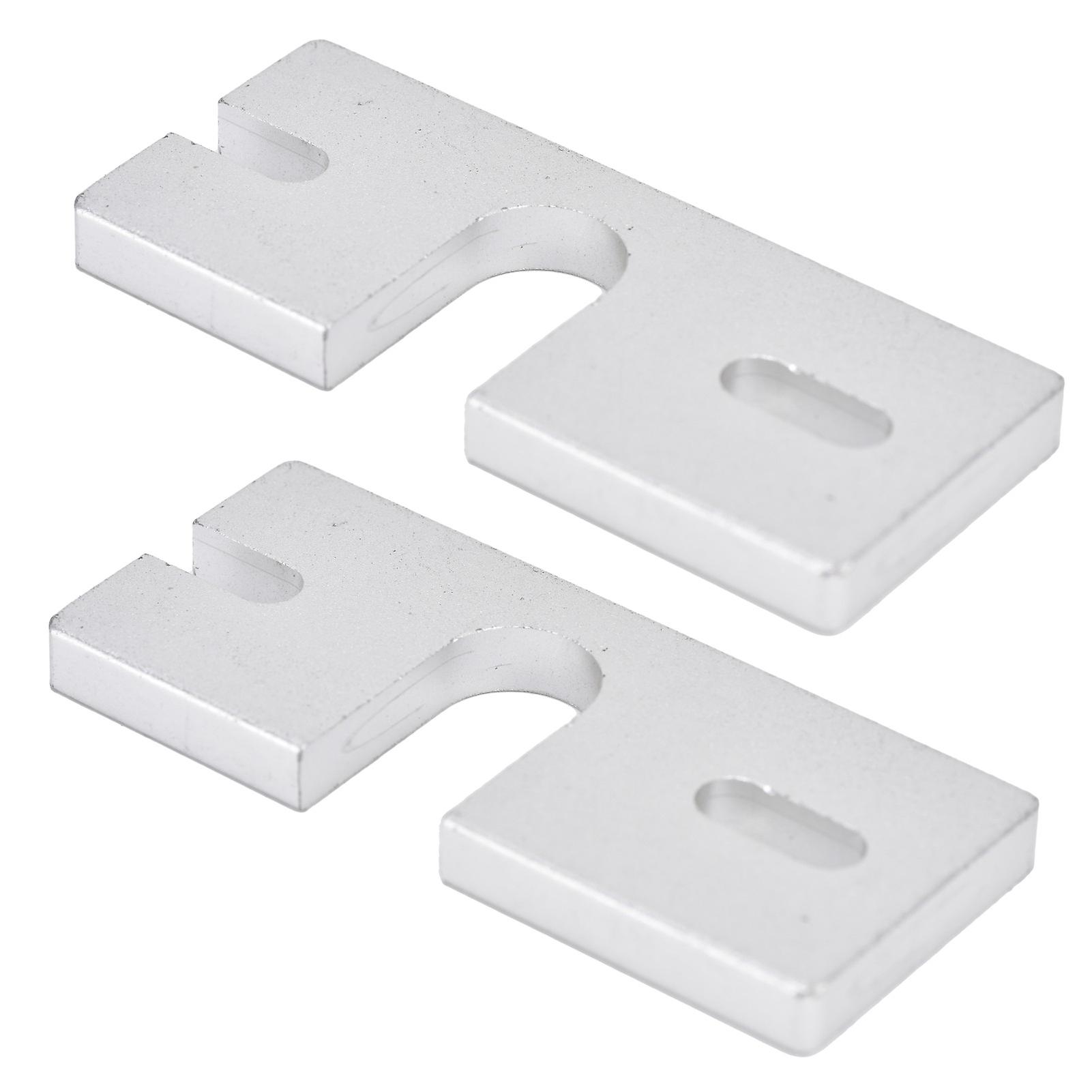 2pcs Hot End Fixed Plate Mount Aluminium Alloy Rectangular For Reprap V6 3d Printer