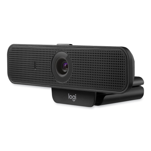 Logitech C925e Webcam， 1920 pixels x 1080 pixels， 2 Mpixels， Black (960001075)