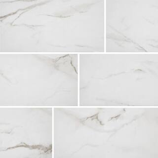 Florida Tile Home Collection Michelangelo White 9 in. x 18 in. Glossy Ceramic Wall Tile (21.8 sq. ft.Case) CHDEZEN109X18