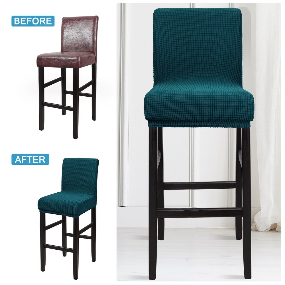 Stretch Bar Stool Covers for Counter Height Side Chair Covers