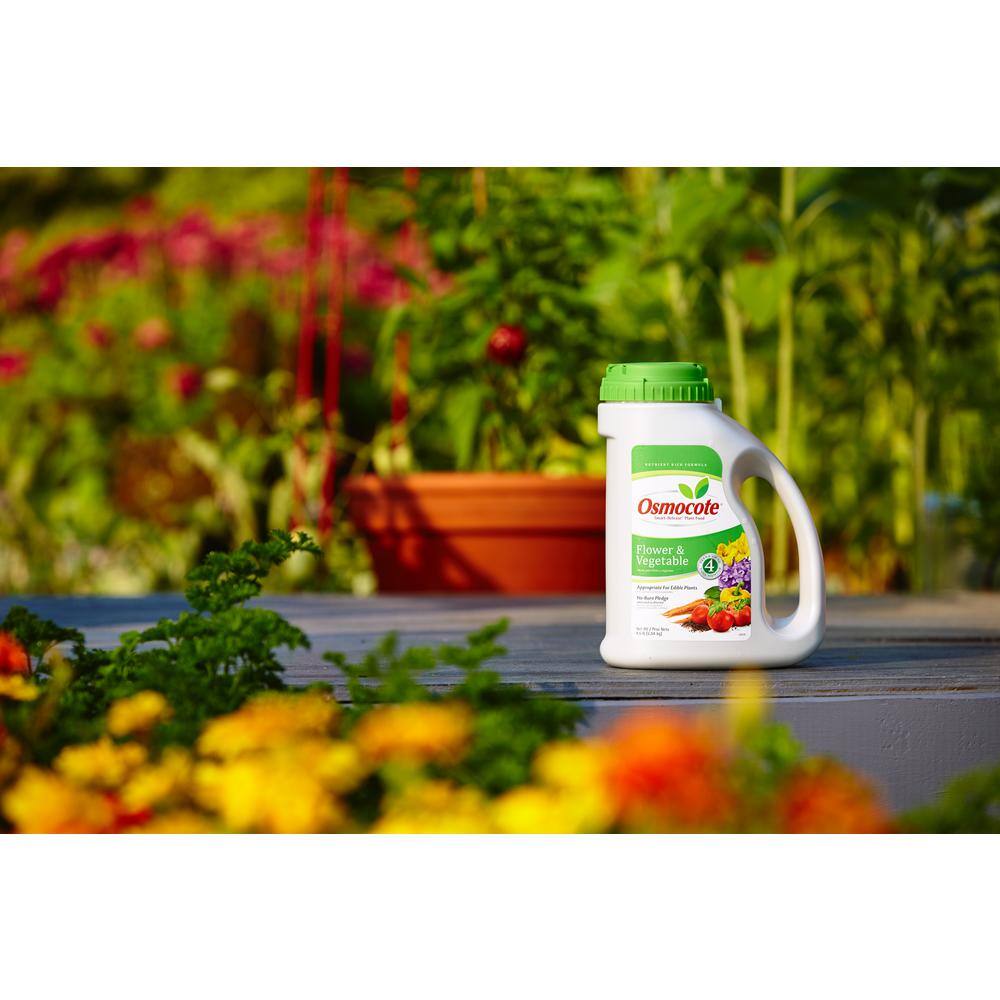 Osmocote Smart-Release 4.5 lbs. Flower and Vegetable Plant Food Dry Fertilizer 14-14-14 277860