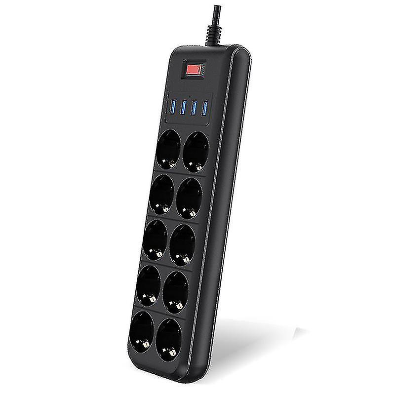 Power Strip Power Strip 10 Outlets Wi 4 Usb Ports Power Strip Surge Protector Multi Outlet Jskee