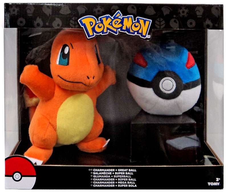 Pokemon Charmander and Great Ball Plush