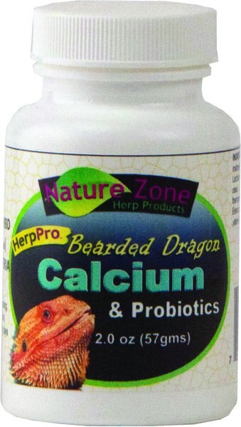 Nature Zone HerpPro Calcium and Probiotic Bearded Dragon Supplement