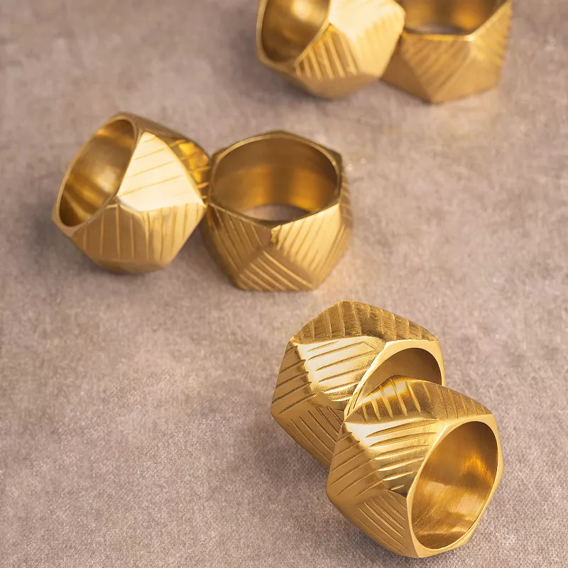 Jamila Napkin Rings， Set of 6