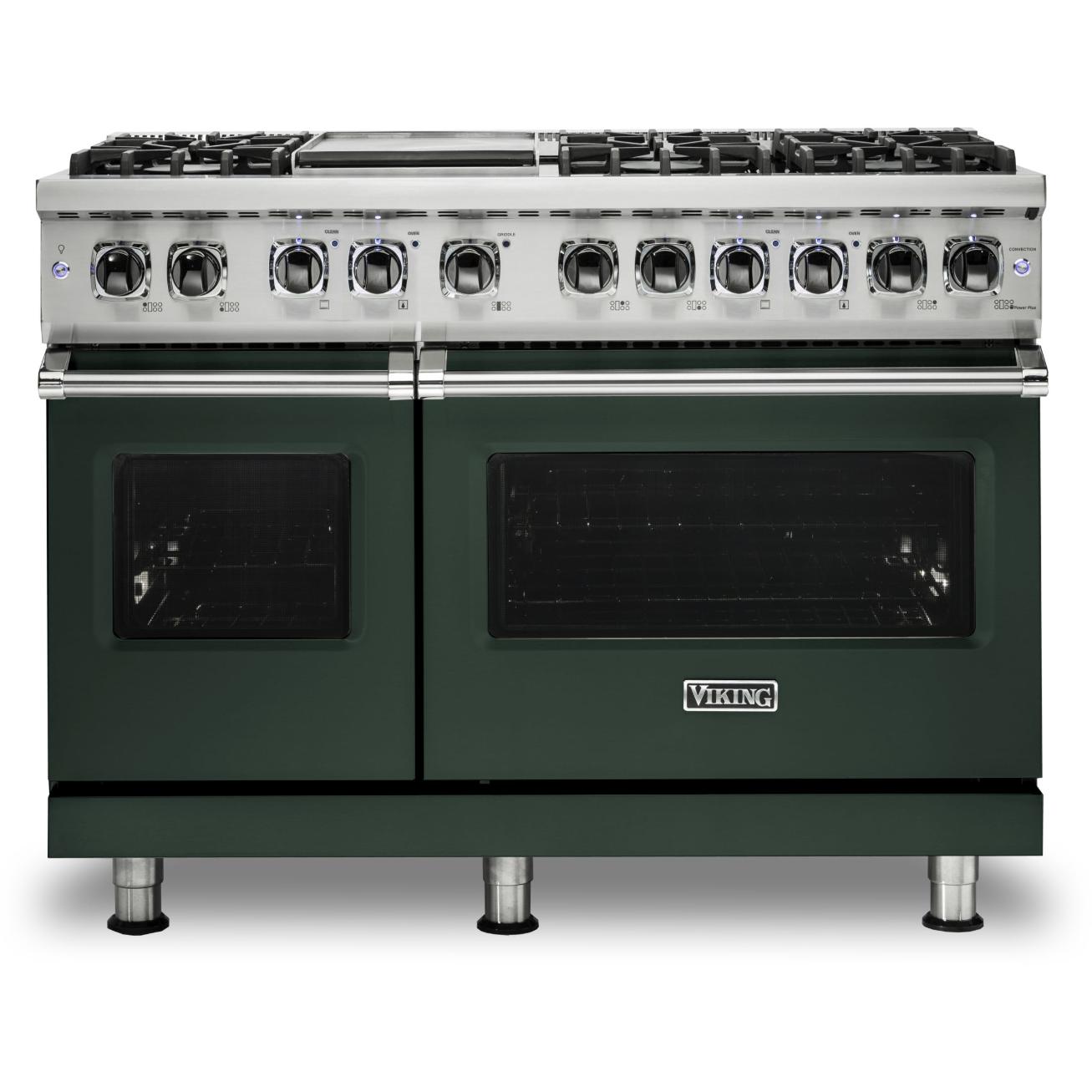 Viking 48-inch Freestanding Dual-Fuel Range with TruConvec Convection Cooking CVDR548-6GBF