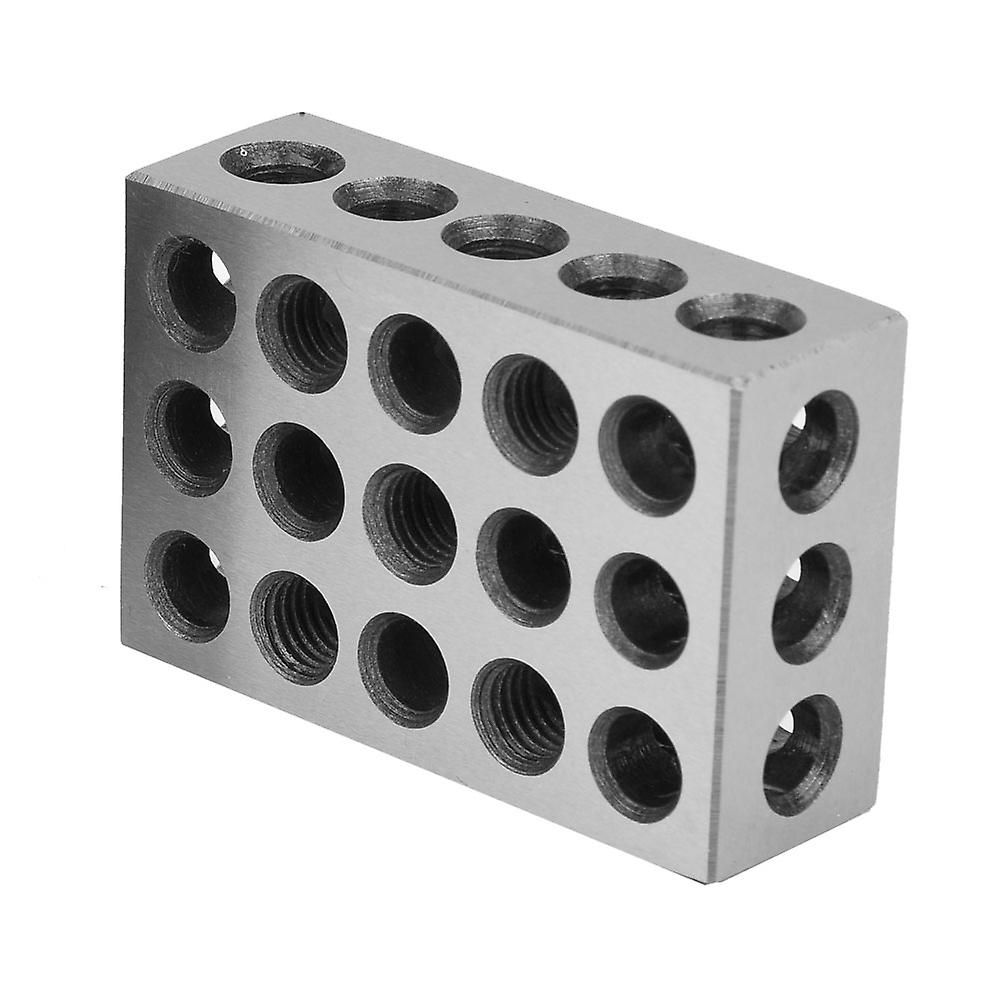 2pcs 25x50x75mm Blocks 23 Holes Milling Parallel Clamping Block Milling Machine Accessories