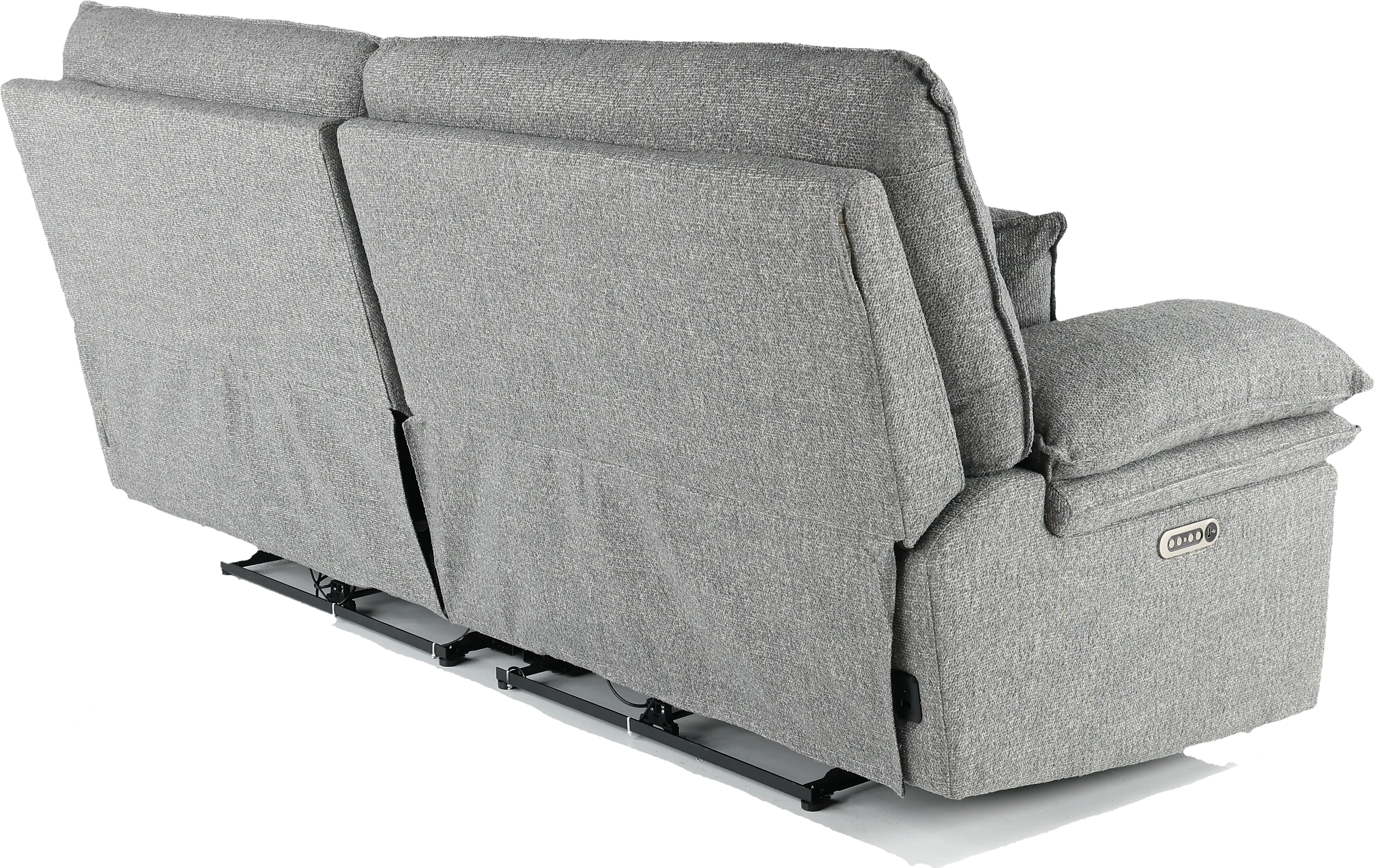 Merino Charcoal Gray Power Reclining Loveseat