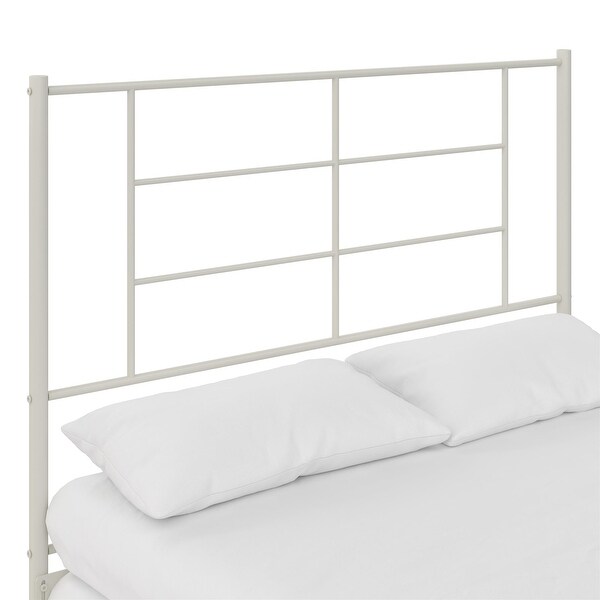 RealRooms Praxis Metal Headboard， Steel Construction， Mounting Hardware Included - - 37849859