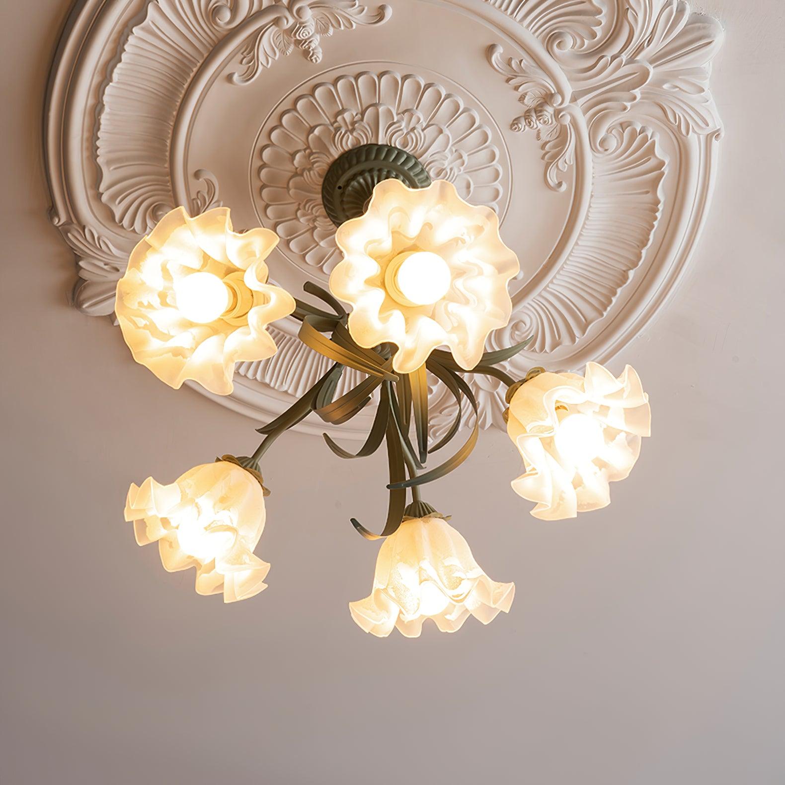 Lily of the Valley Flower Chandelier