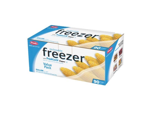 Presto Freezer Bag 90 Count 22130