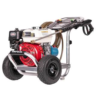 SIMPSON Aluminum 3400 PSI 2.5 GPM Gas Cold Water Pressure Washer with HONDA GX200 Engine ALH3228-S