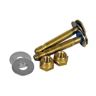 Hercules Johni-Bolts 516 in. x 2-14 in. Brass Toilet Bolts 90124