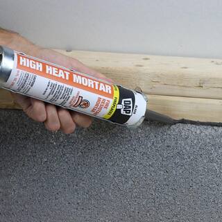 DAP 10.1 oz. Black High Heat Mortar Sealant (12-Pack) 7079818854