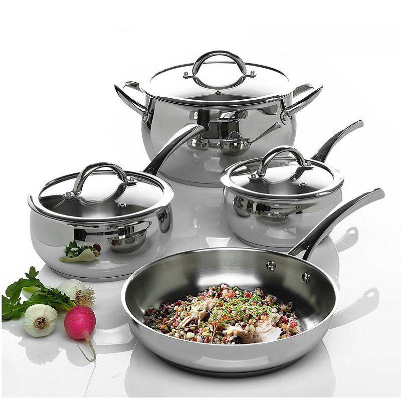 Oster Cocina Derrick 7 Piece Stainless Steel Cookware Set