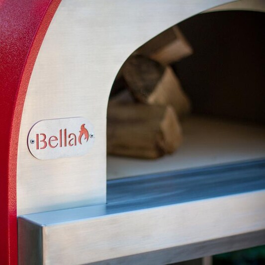 Bella Grande 32-Inch Outdoor Wood-Fired Pizza Oven On Cart