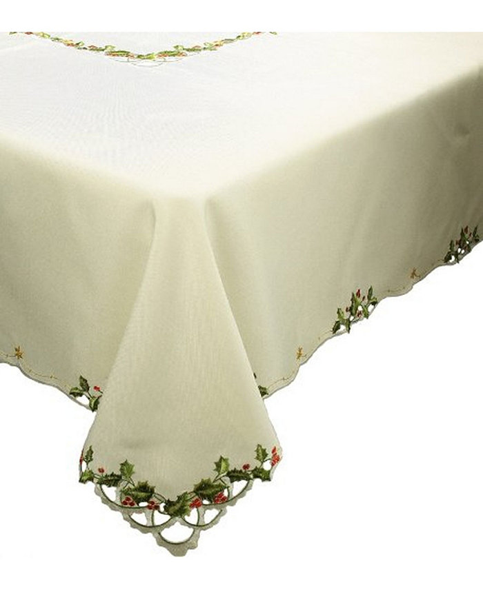 Xia Home Fashions Winter Berry Collection Tablecloth 84 x 60