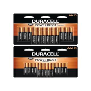 Duracell Coppertop 18-Count AA and 18-Count AAA Alkaline Battery Variety Pack (36 Total Batteries) 004133304019