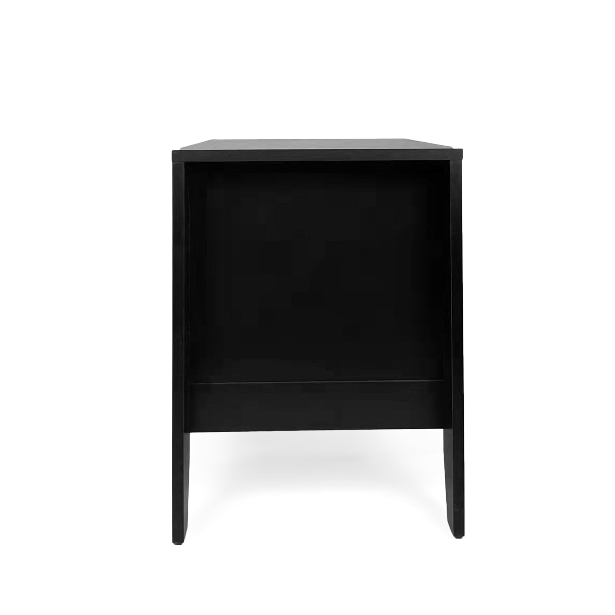 Cleary Contemporary Faux Wood Nightstand with Drawer