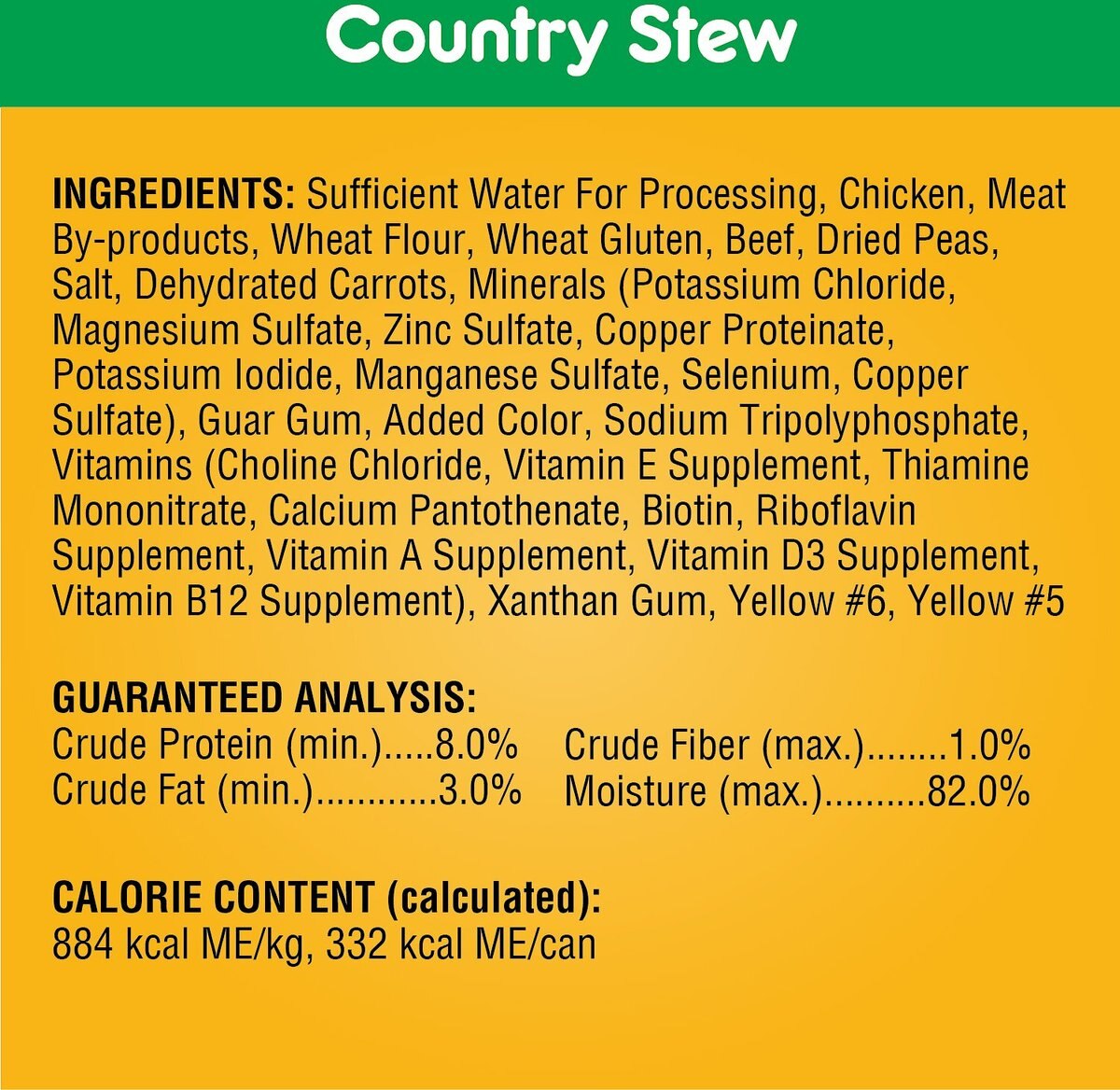 Pedigree Choice Cuts in Gravy Country Stew and Chicken and Rice Flavor Adult Canned Wet Dog Food Variety Pack， 13.2 oz， case of 24