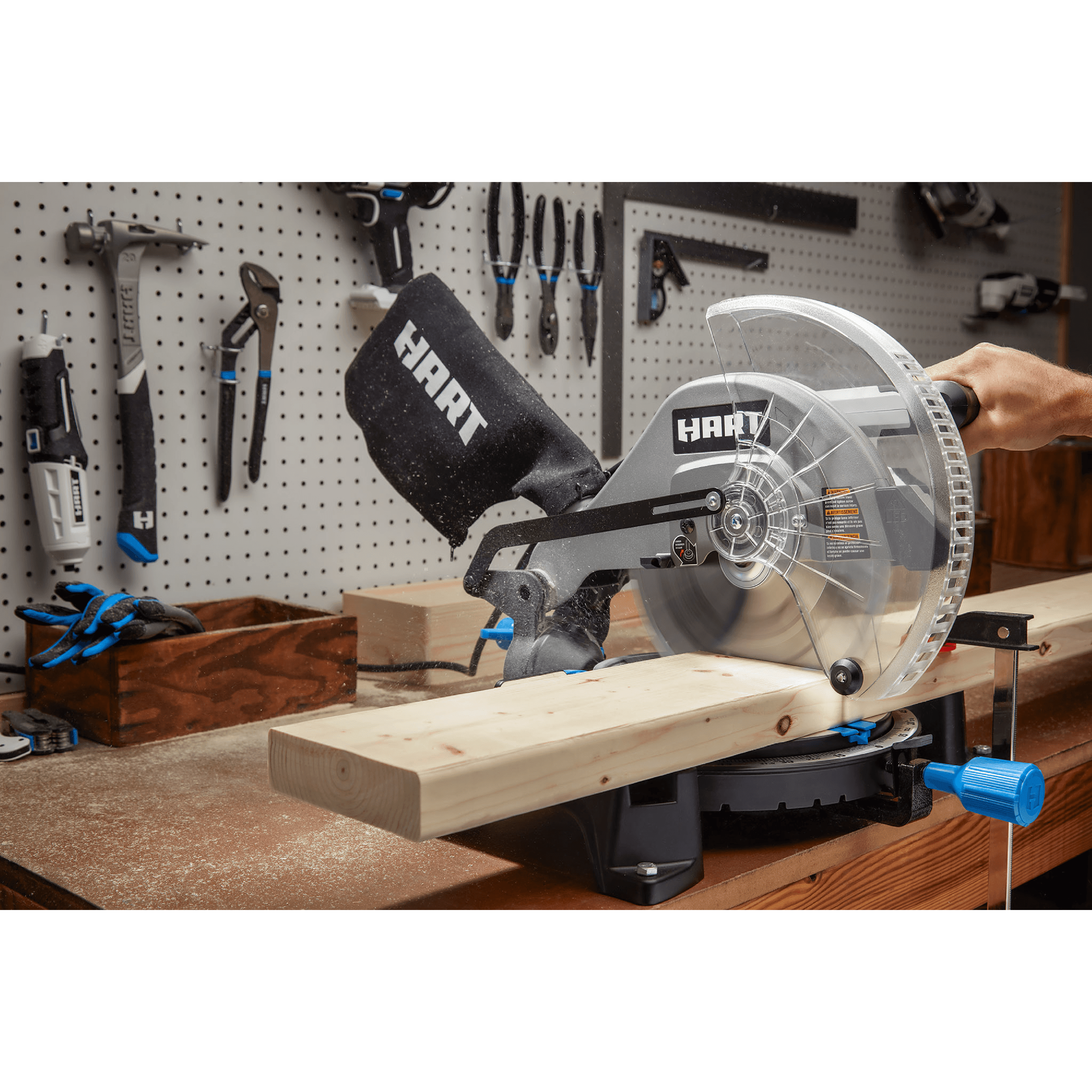 HART 10-inch 14-Amp Compound Miter Saw