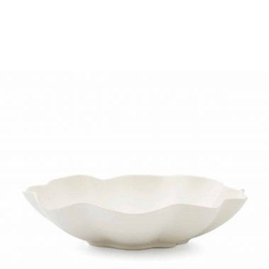 Floret Large Serving Bowl - Creamy White