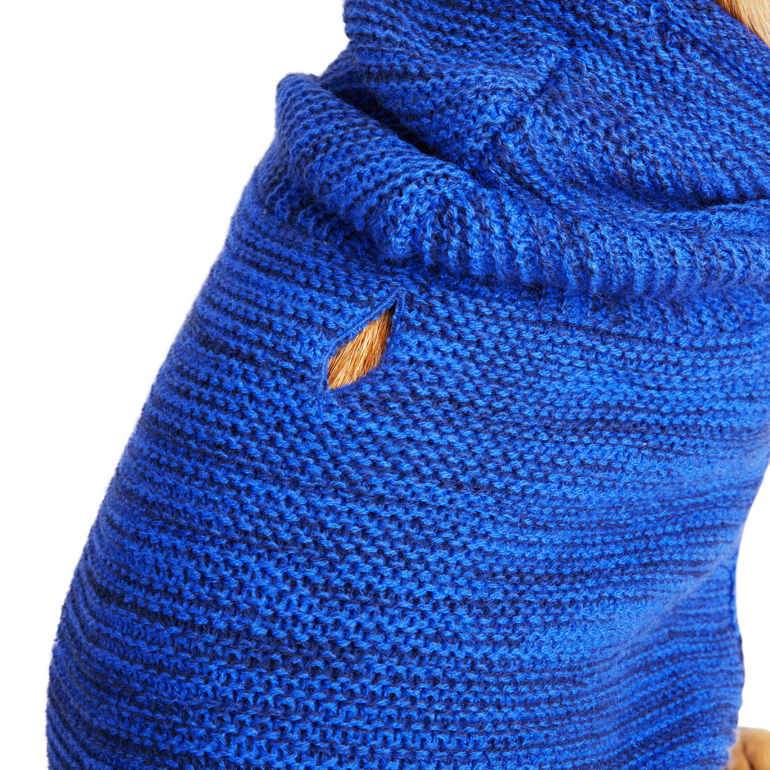 YOULY Blue Sweater Dog Hoodie， XX-Small