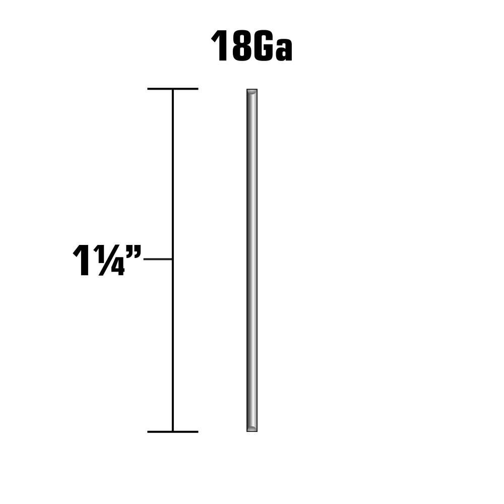 Metabo HPT 1-1/4 Inch 18 Gauge Brad Finish Nails | 24106THPT 24106THPT from Metabo HPT