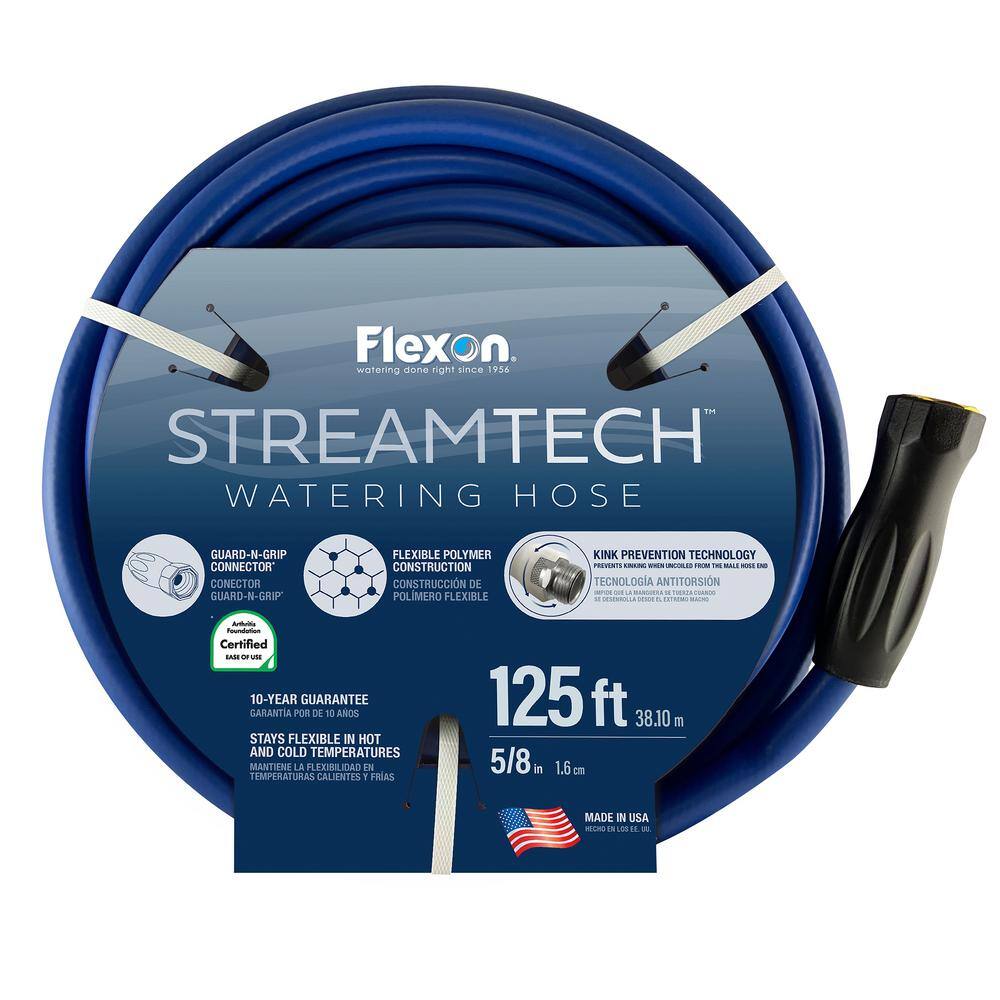 Flexon Streamtech 58 in. Dia. x 125 ft. Heavy-Duty Water Hose ST58125