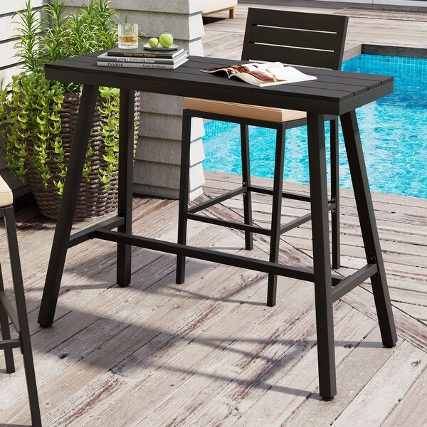 Outdoor Patio Bar Table Bistro Dining Table