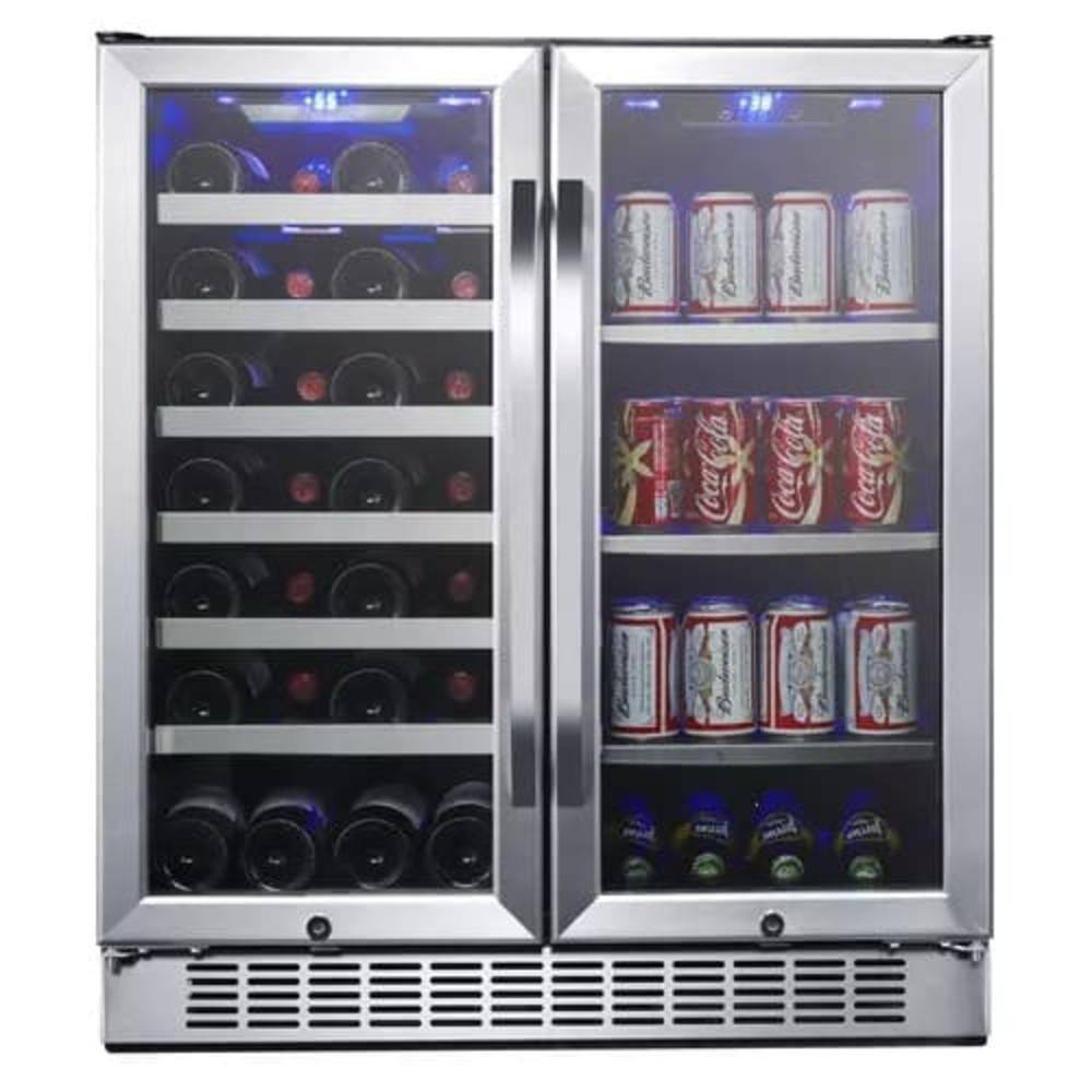 EdgeStar 30 in. 28-Bottle Wine and 86 Can Beverage Cooler CWB2886FD