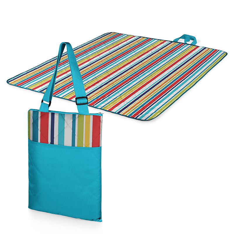 Picnic Time Vista Outdoor Picnic Blanket and Tote