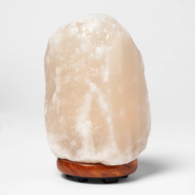 Glow Natural Salt Table Lamp White Himalayan Glow