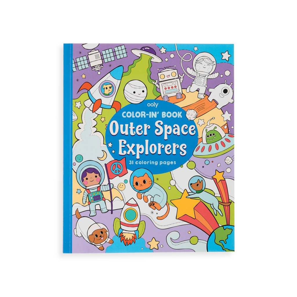 Color-in Book - Outer Space Explorers by OOLY