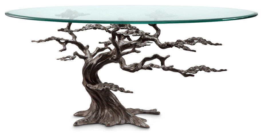 Cypress Tree Coffee Table   Rustic   Coffee Tables   by SPI  Houzz