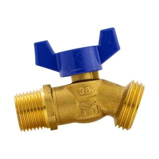 Everbilt 12 in. Brass MIP Hose Bibb Valve 102-353EB