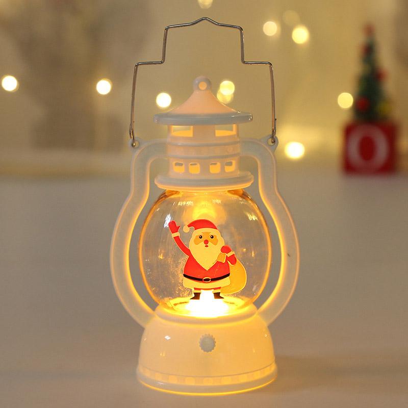 Christmas Decoration Lantern Portable Led Small Oil Lamp