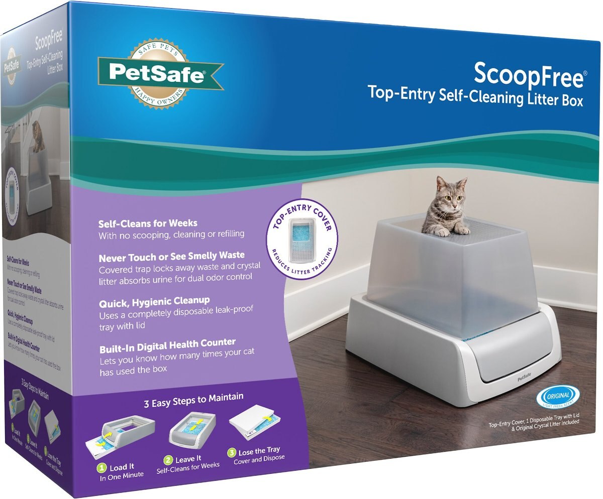 PetSafe ScoopFree Covered Self-Cleaning Cat Litter Box