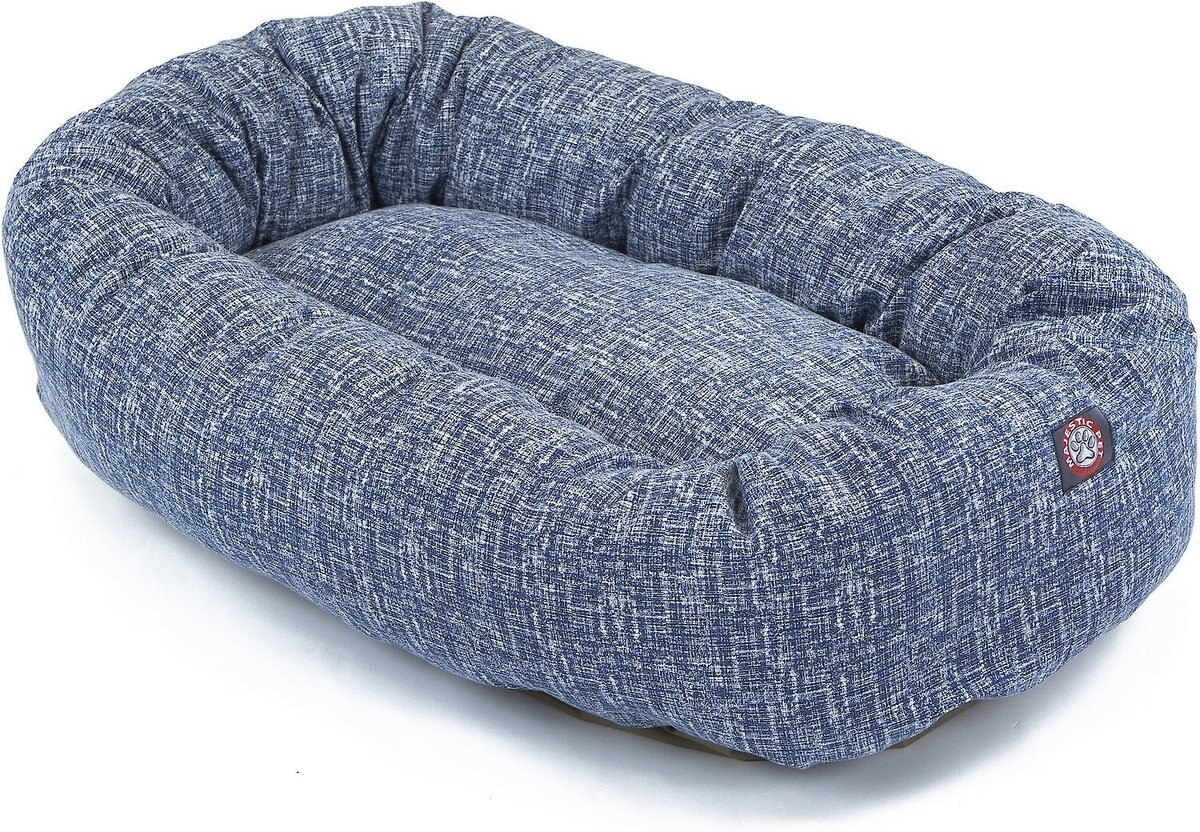 Majestic Pet Palette Heathered Bagel Bolster Dog Bed