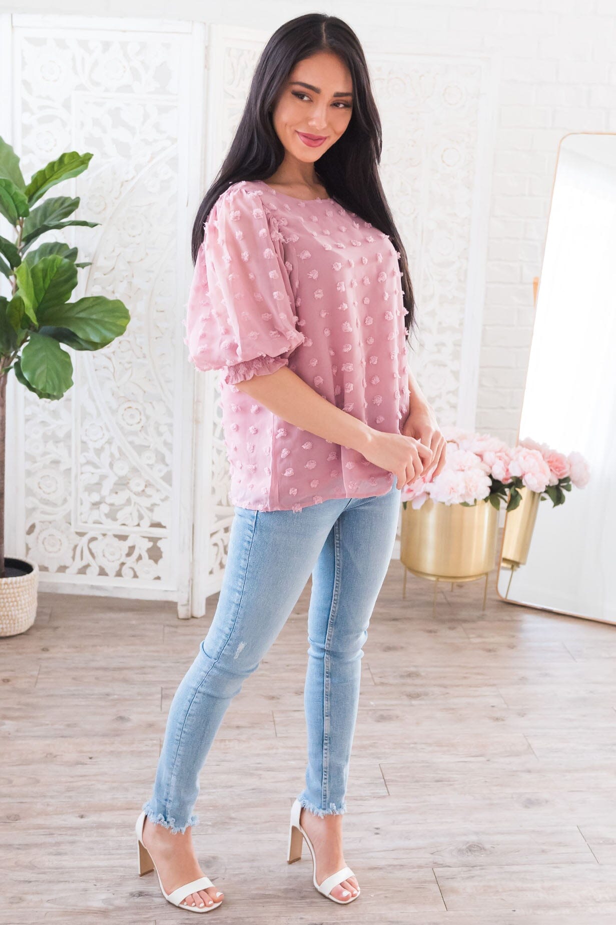 Youthful Heart Modest Blouse