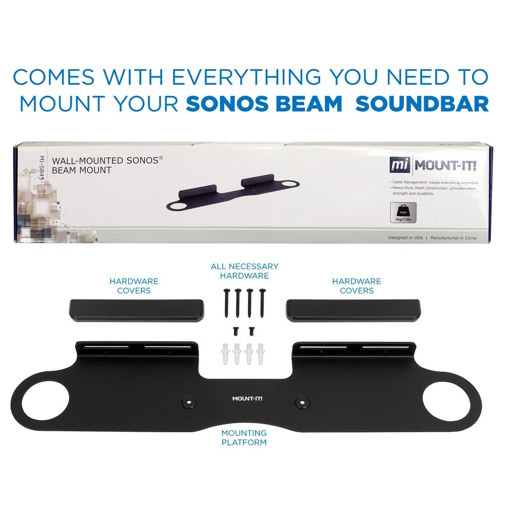 Mount It! Sound Bar Wall Mounting Shelf for Sonos Beam