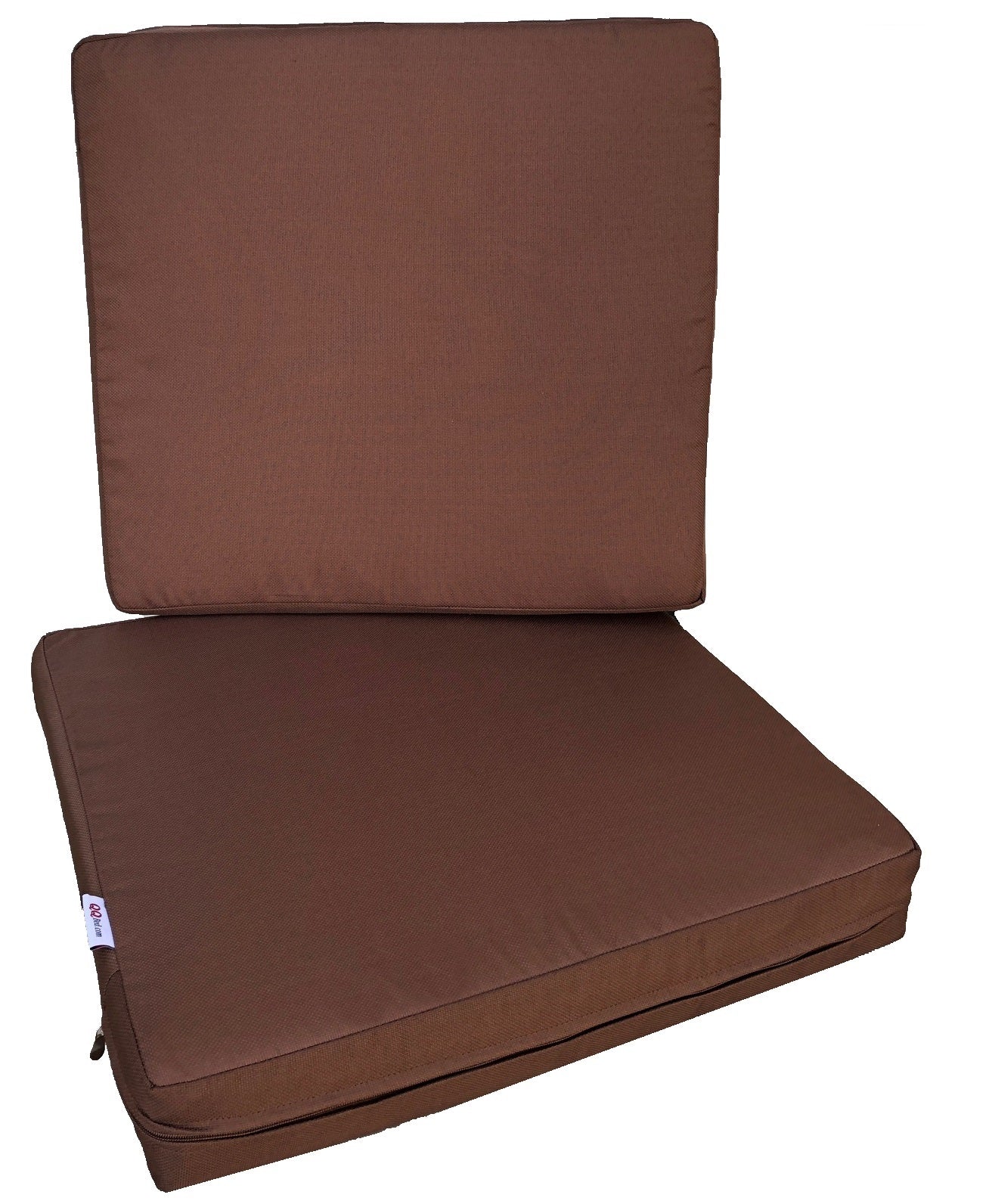 Outdoor 2 Pack Deep Seat Chair Patio Cushions Memory Foam 24