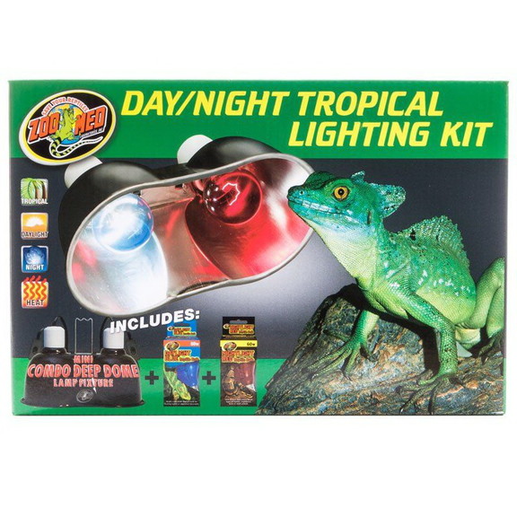 Zoo Med Day   Night Tropical Lighting Kit  Lightin...