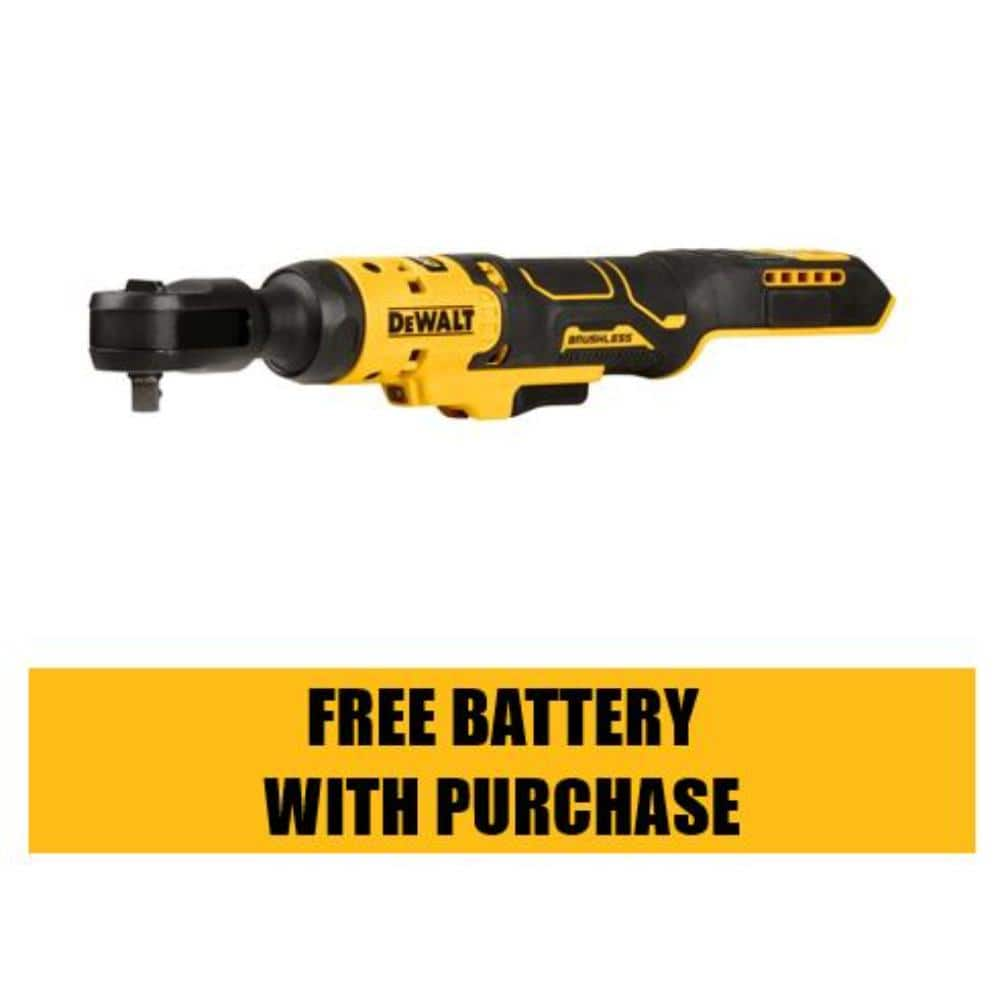 DEWALT ATOMIC 20V MAX Cordless 3/8 in. Ratchet (Tool Only) DCF513B