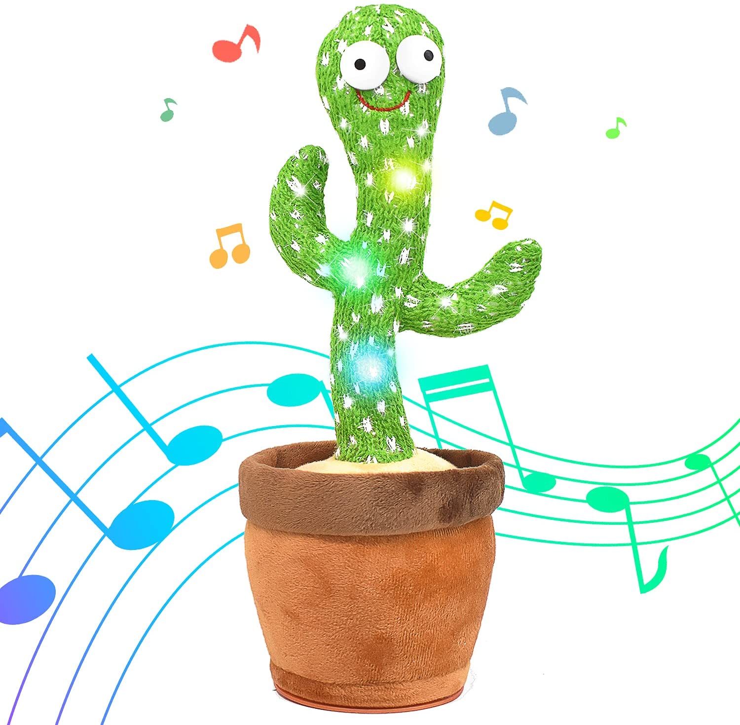 Dancing Cactus Toys， Talking Dancing Cactus Plush Toy Electronic Shake Toys